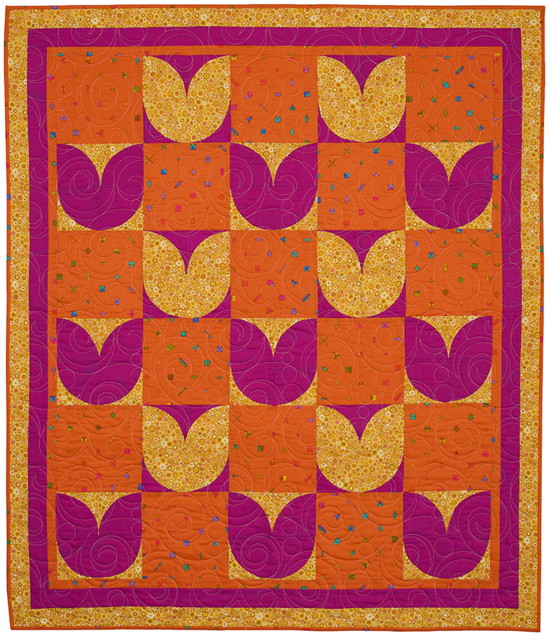 Curve Appeal with 3-Yard Quilts by Max Cox for Fabric Cafe