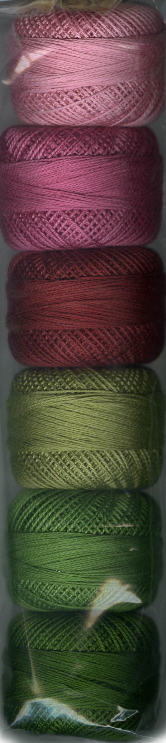 Finca Perle Cotton Size 05 Yuletide Sampler Pack 5 x 10 Gram Balls by Presencia