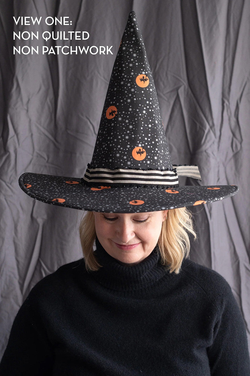 Spellbound Quilted Witch Hat Sewing Pattern by Melissa Mortenson