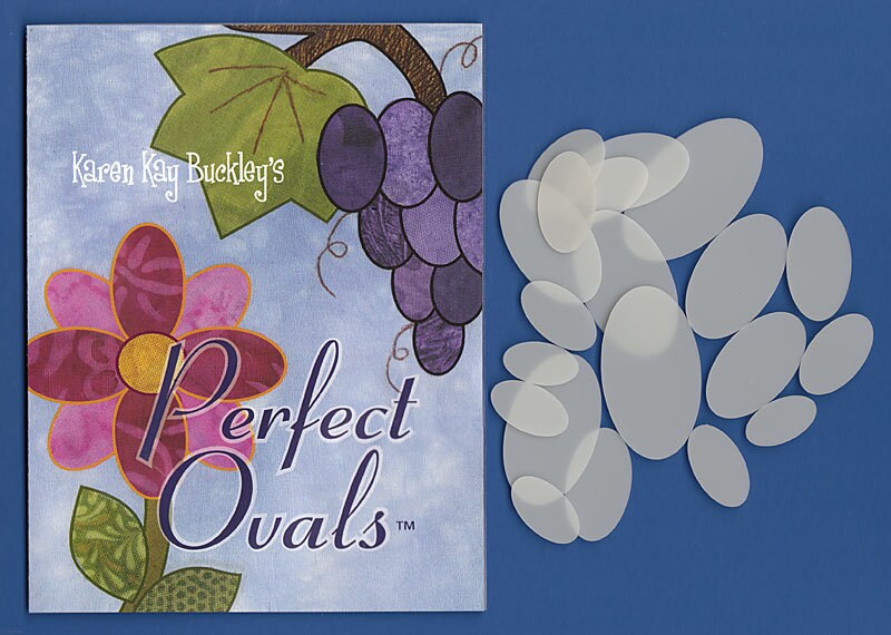 Perfect Ovals 10 Sizes, 20 Heat Resistant Plastic Templates by Karen Kay Buckley