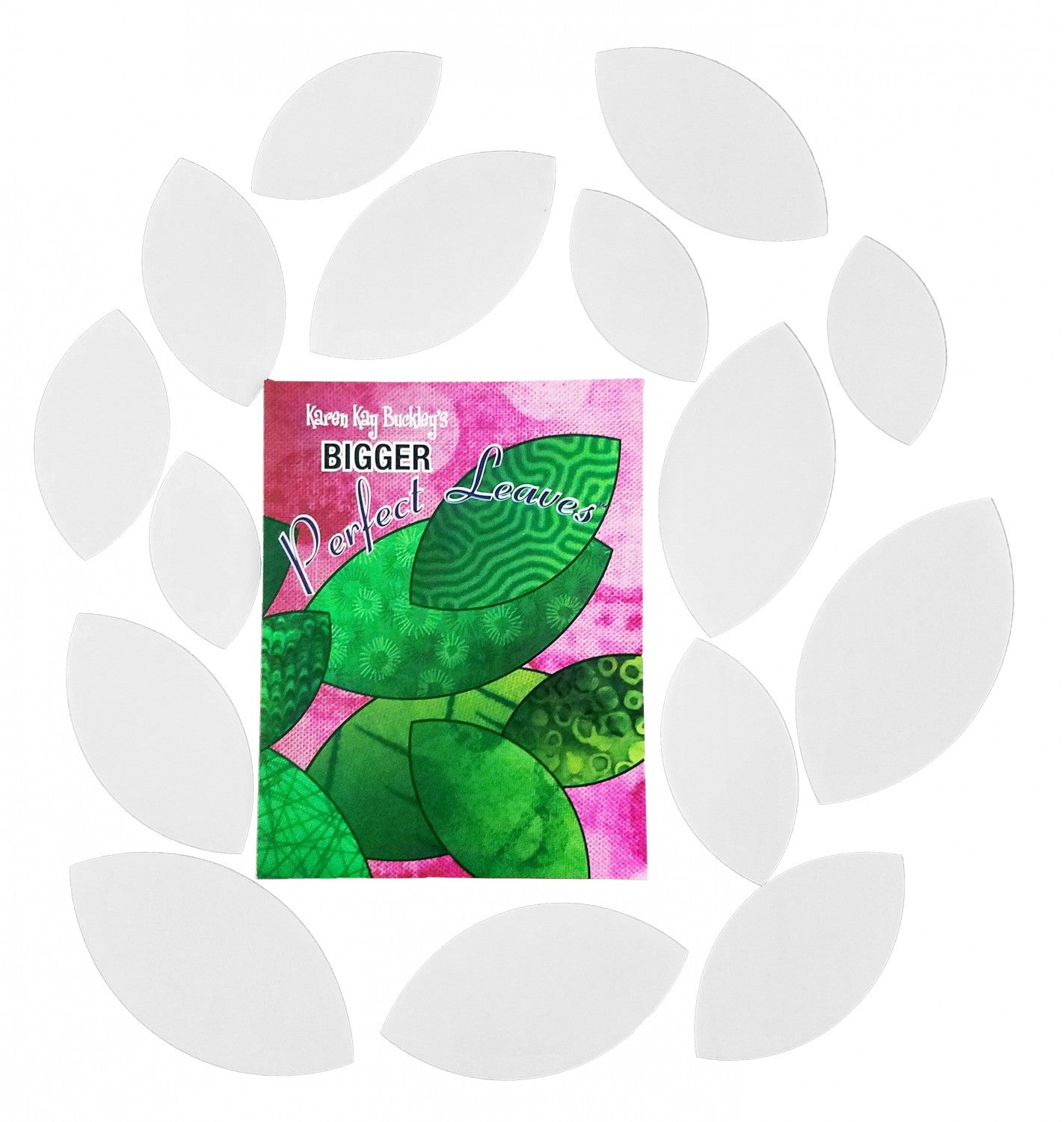 Bigger Perfect Leaves 15 Sizes Heat Resistant Plastic Templates by Karen Kay Buckley