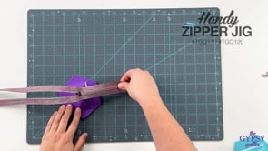 Video of The Gypsy Quilter Handy Zipper Jig.