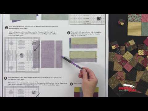 Creative Grids Turbo 4-Patch Template CGRDH3 by Deb Heatherly, the official CreativeGridsUSA demonstration video.