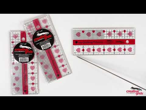 Creative Grids I Love My Quilt Friends Mini CGRQF26 by Rachel Cross, the official CreativeGridsUSA demonstration video.