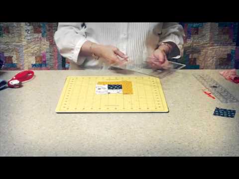 Creative Grids Log Cabin Trim Tool for 8-Inch Finished Blocks CGRJAW1 by Jean Ann Wright, the official CreativeGridsUSA demonstration video.