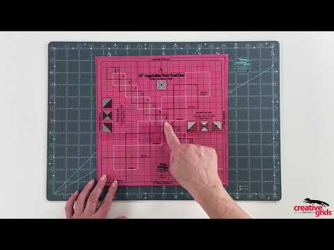 Creative Grids 10-Inch Log Cabin Trim Tool Duo CGRJAW10 by Jean Ann Wright, the official CreativeGridsUSA demonstration video.