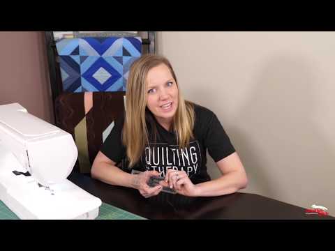 Creative Grids Slim Machine Quilting Ruler CGRQTA2 by Angela Walters, the official CreativeGridsUSA demonstration video.