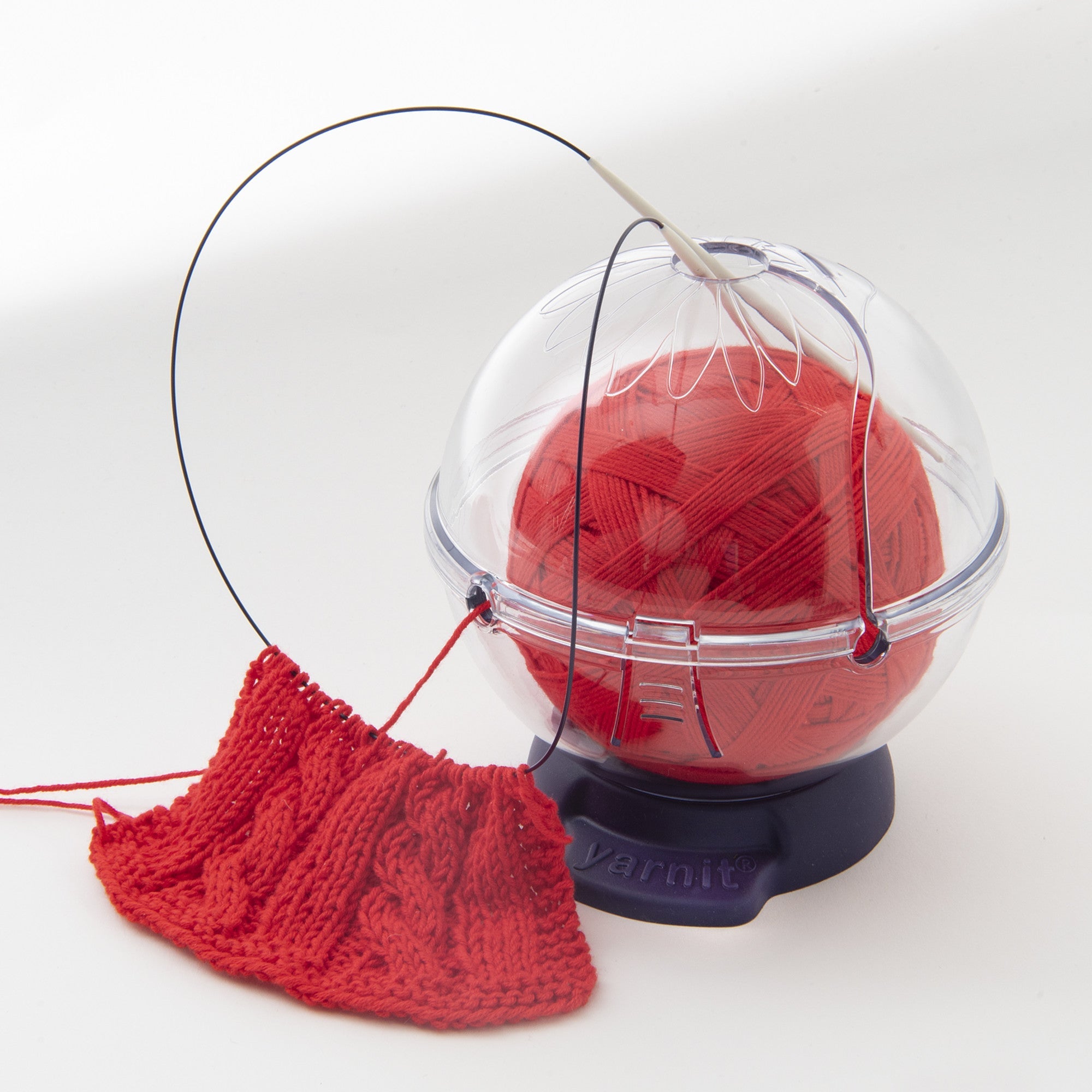 Prym Yarnit Yarn Holder Globe with Shoulder Strap and Storage Base
