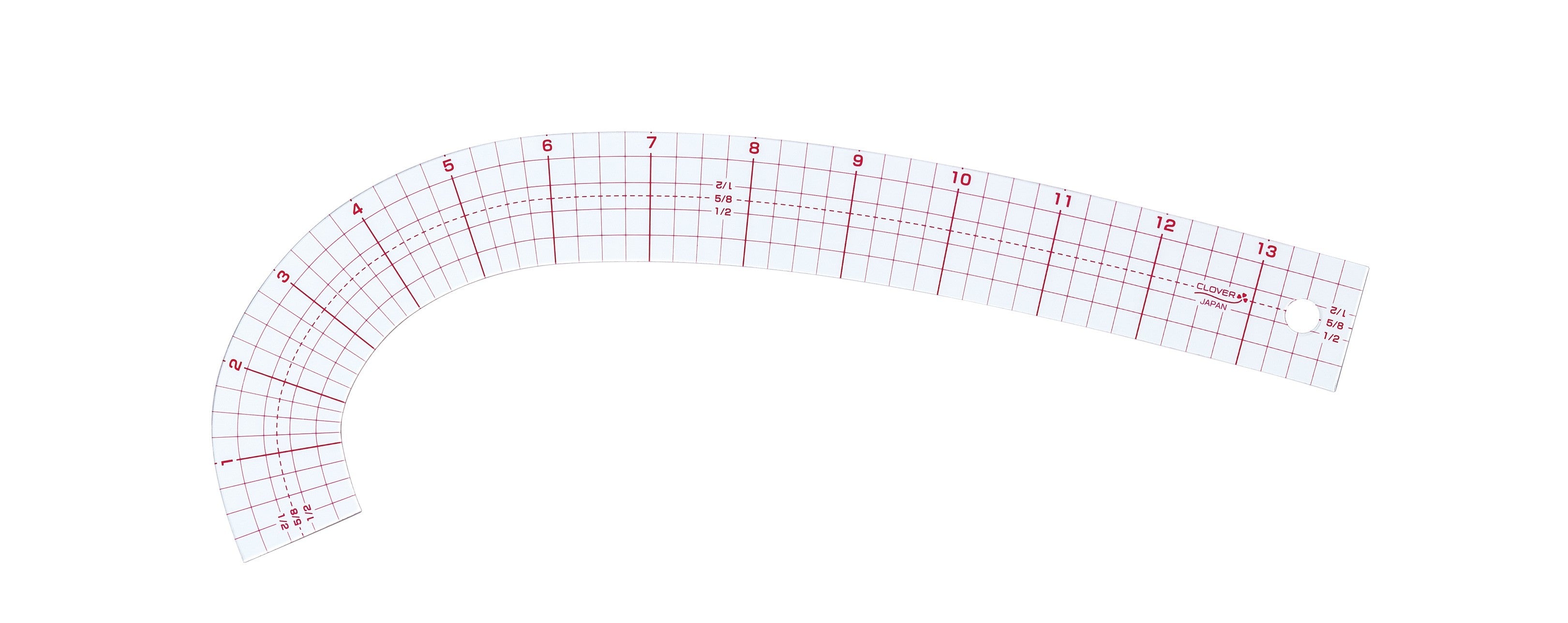 Curve Ruler 3-Piece Set for Garrment Design and Sewing by Clover