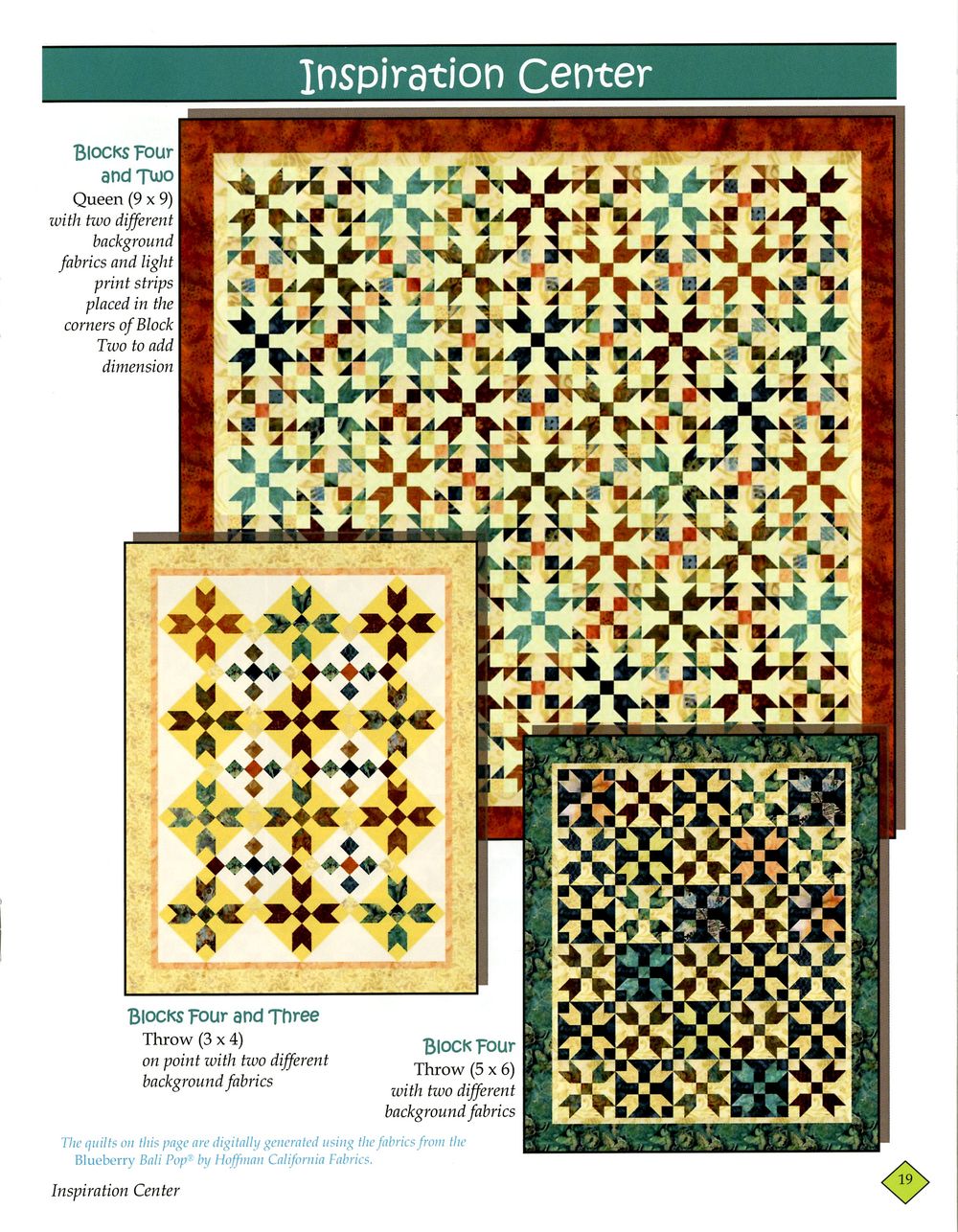 Strip Six Quilt Pattern Book by Daniela Stout of Cozy Quilt Designs