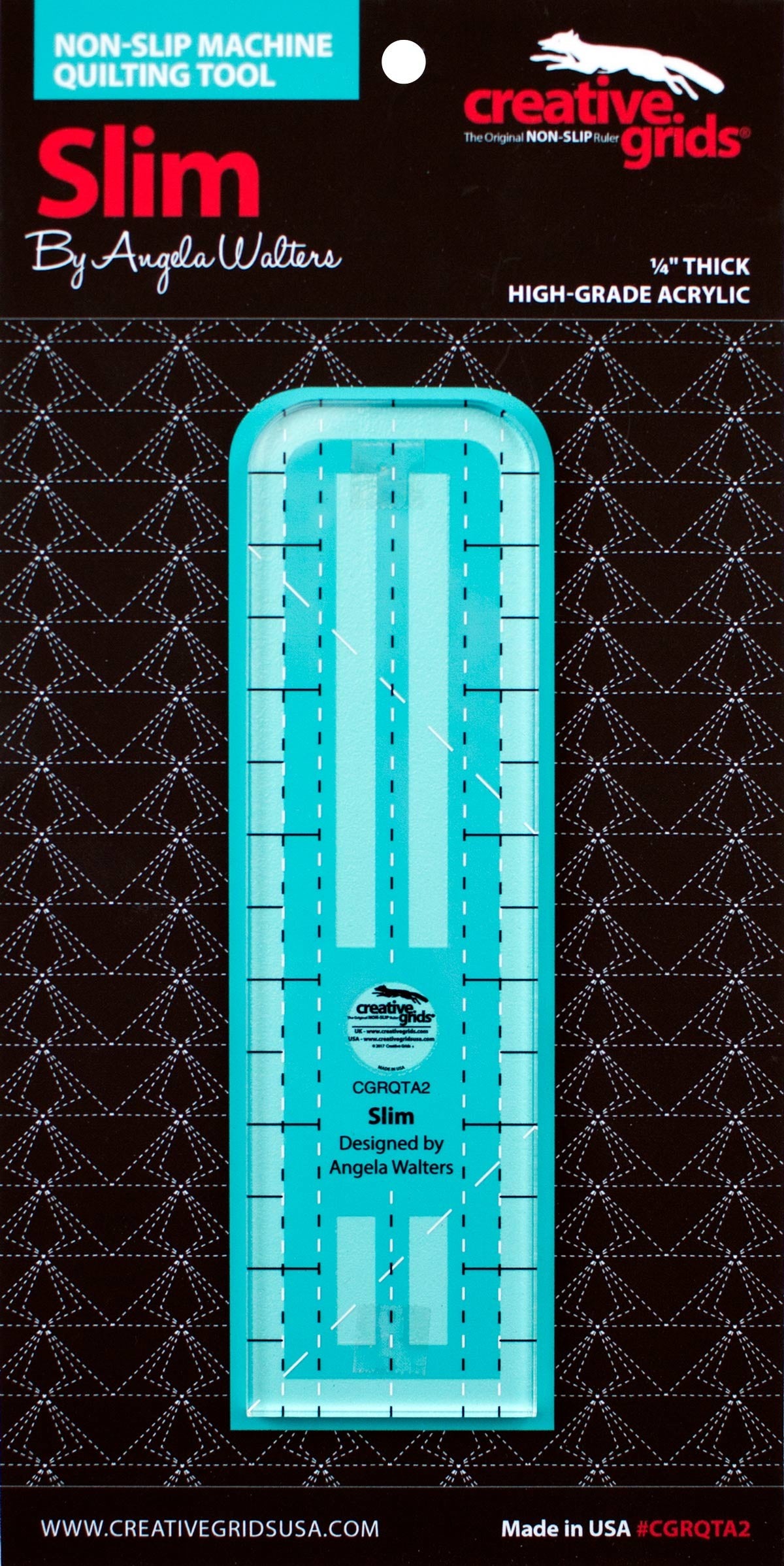 Creative Grids Machine Quilting Tool - SLIM in packaging front-view