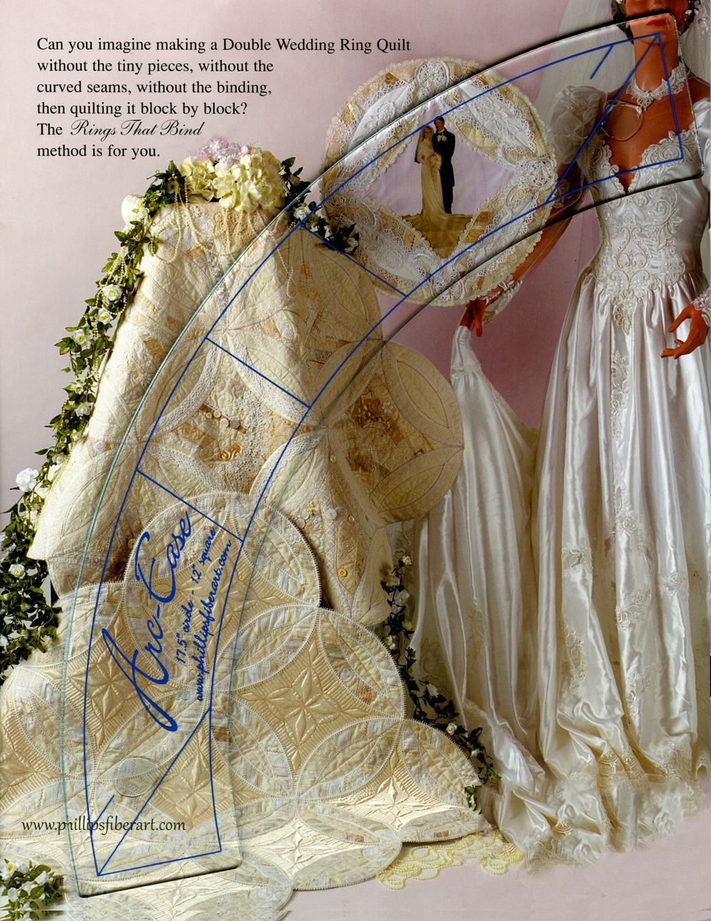 Rings that Bind Quilt Book and Tool by Cheryl Phillips of Phillips Fiber Art