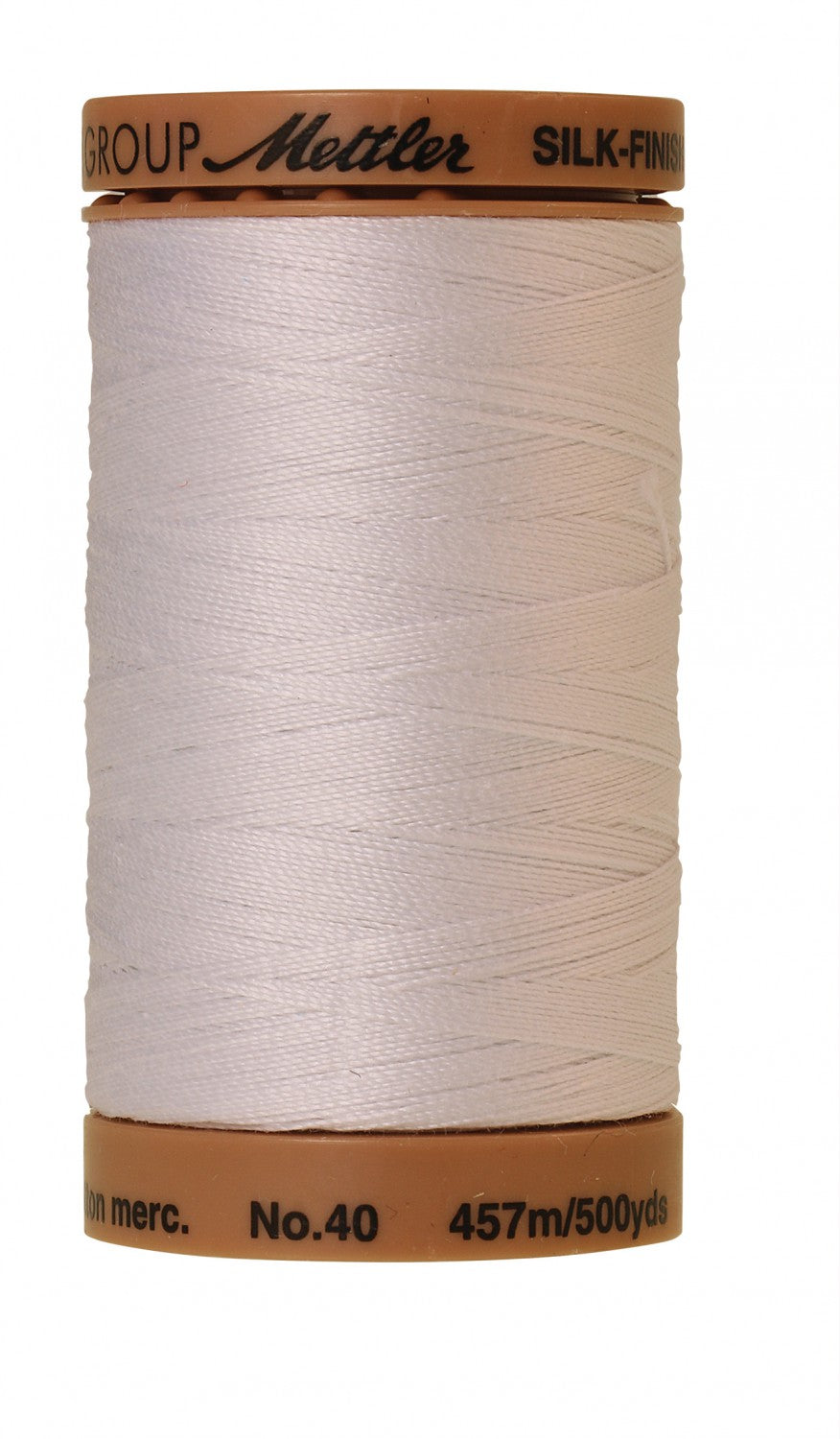 Mettler Threads 9135-2000 Silk-Finish 40wt Cotton 500yd Thread White