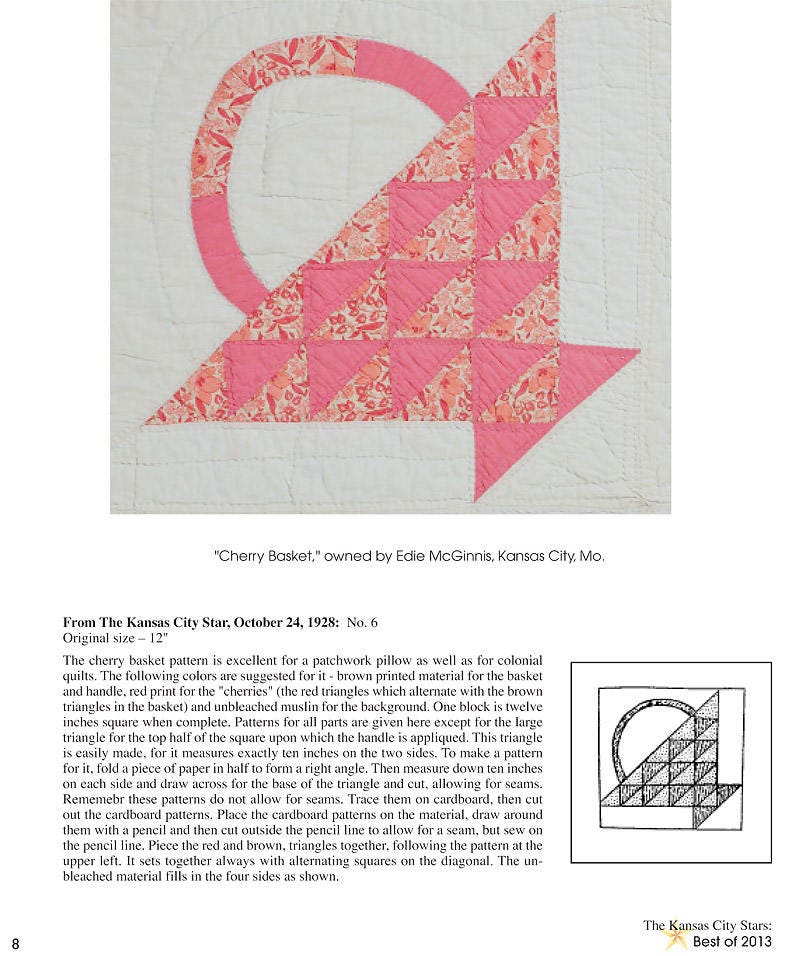 The Kansas City Stars Best Of 2013 Quilt Pattern Book by Kansas City Star Quilts