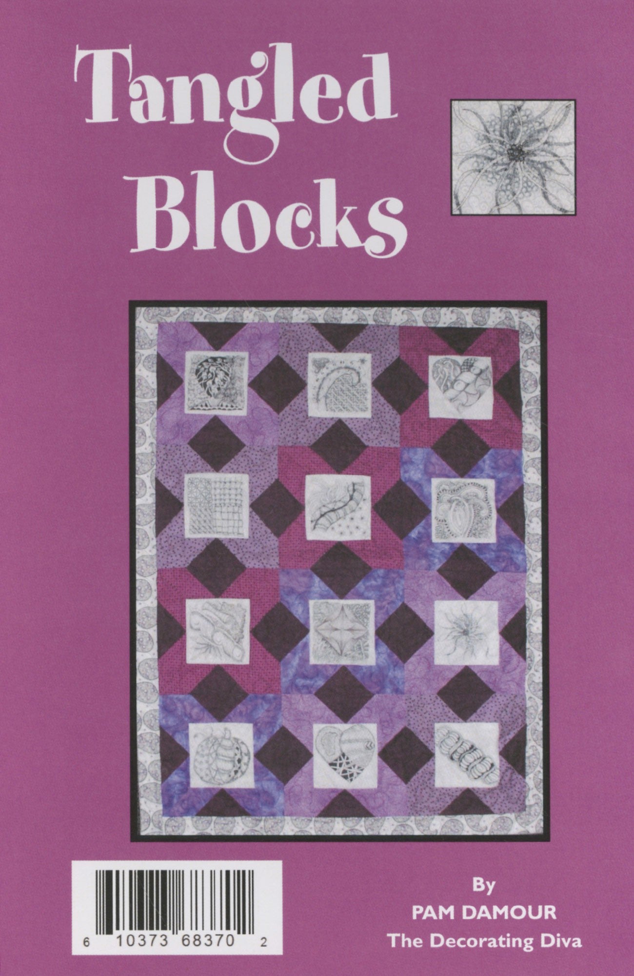 Tangled Blocks Machine Embroidery Designs by Pam Damour for The Decorating Diva