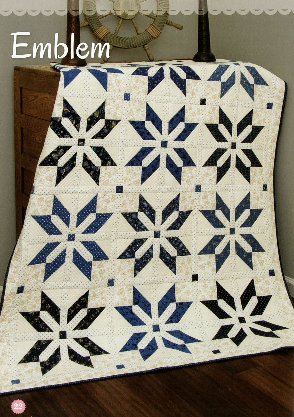 Fat Quarter Style Quilt Pattern Book by Kimberly Jolly for It's Sew Emma