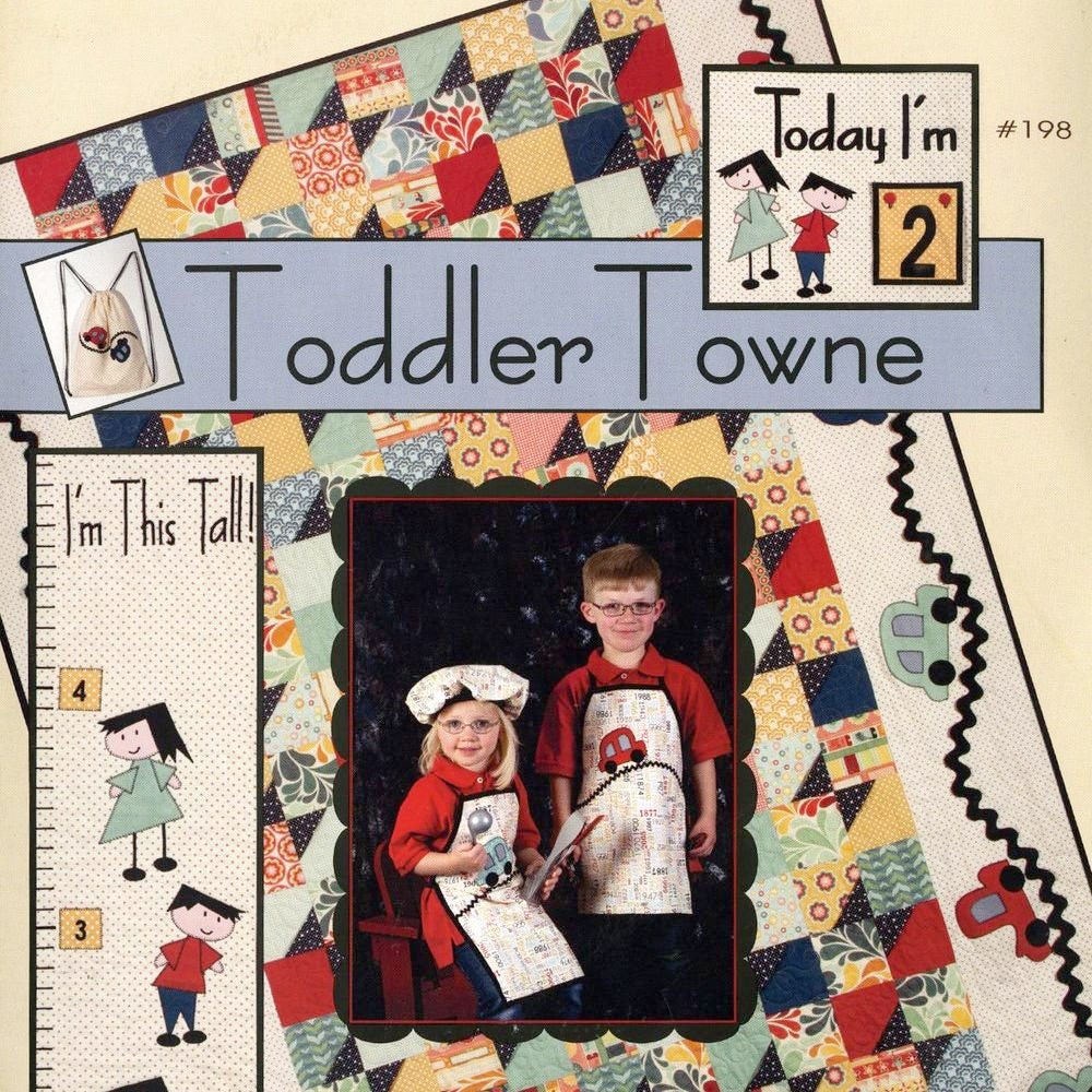 Toddler Towne Quilt Pattern Book by Susan Marth for Suzn Quilts