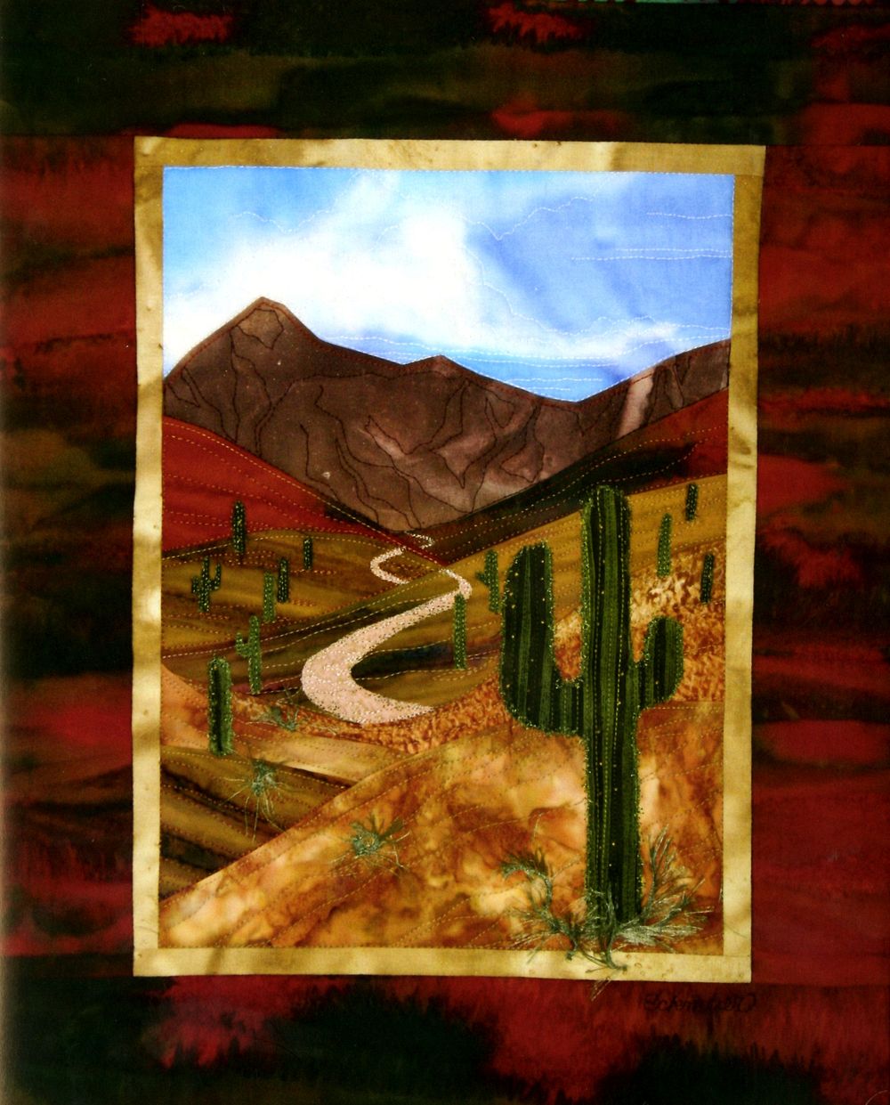 Accidental Landscapes Quilt Pattern Book by Karen Eckmeier of The Quilted Lizard