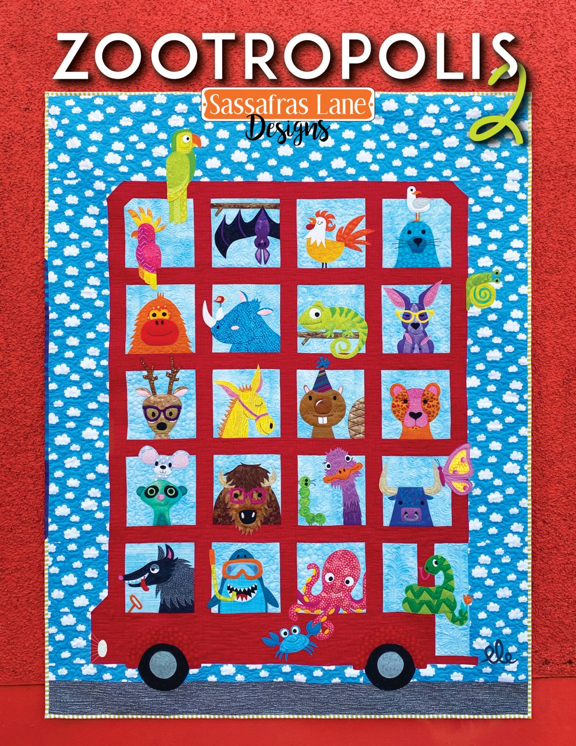 Zootropolis 2 Applique Quilt Pattern Book by Sassafras Lane Designs