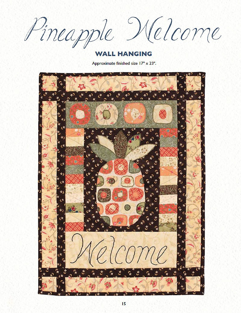 Fruitful Hands Quilt Pattern Book by Jacquelynne Steves for Kansas City Star Quilts