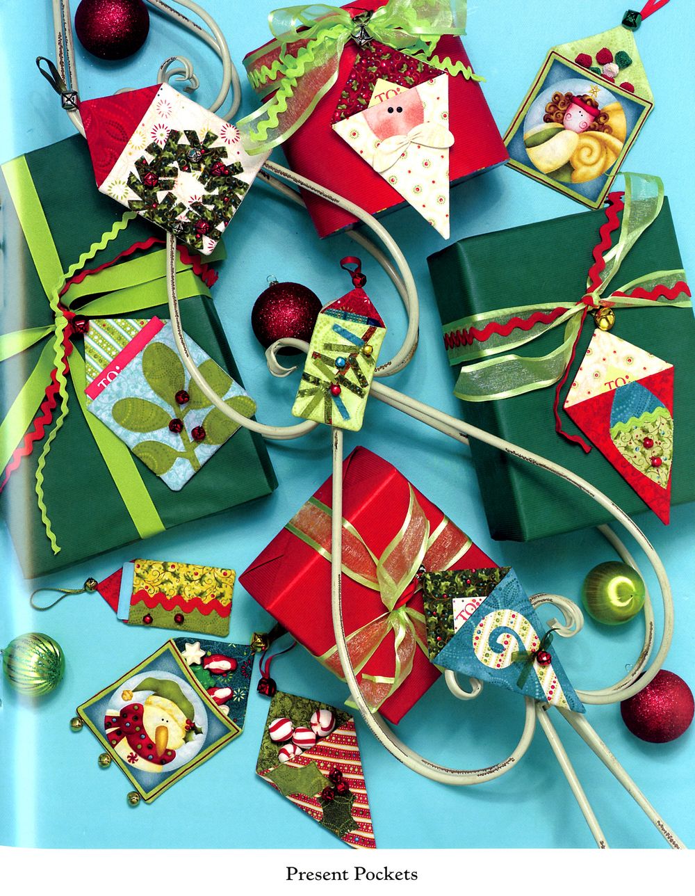 Jingle All The Way Quilt Pattern Book by Nancy Halvorsen of Art to Heart