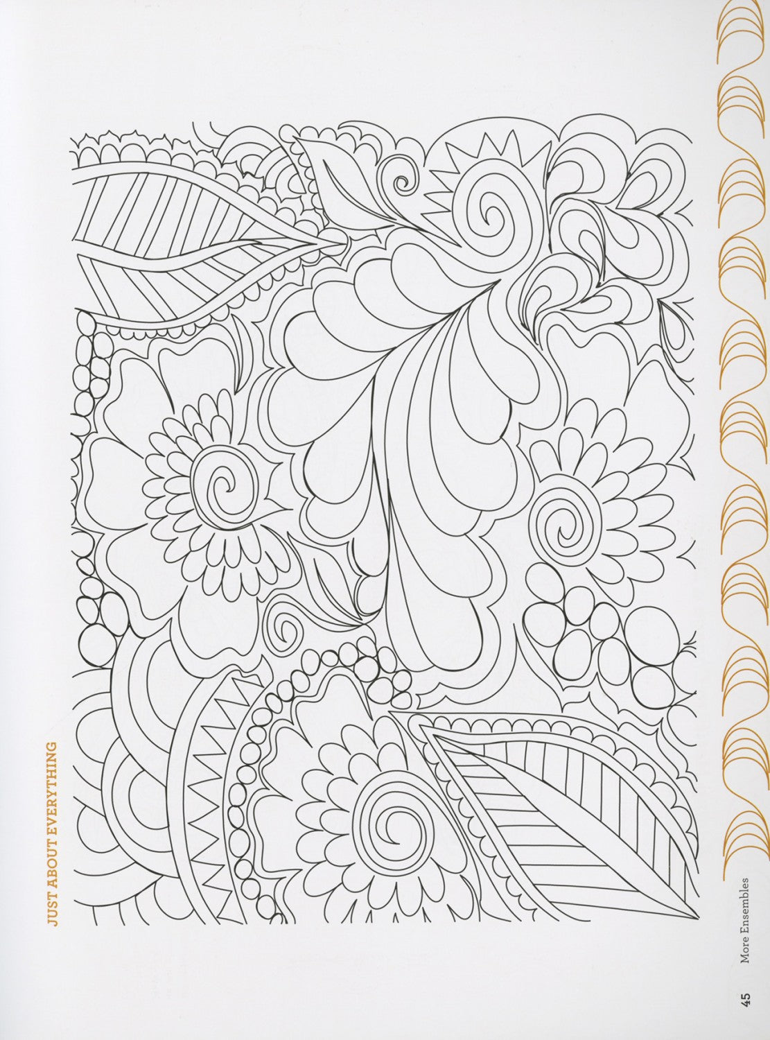 Doodle Quilting Mania Quilt Designs Book by Cheryl Malkowski for C&T Publishing