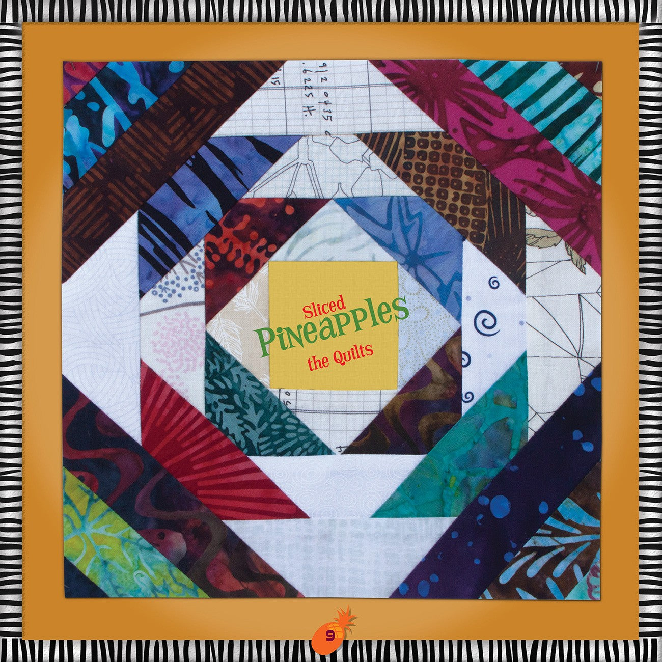 Trash To Treasure Pineapple Quilts 2 Quilt Pattern Book by Gyleen X Fitzgerald of Colourful Stitches