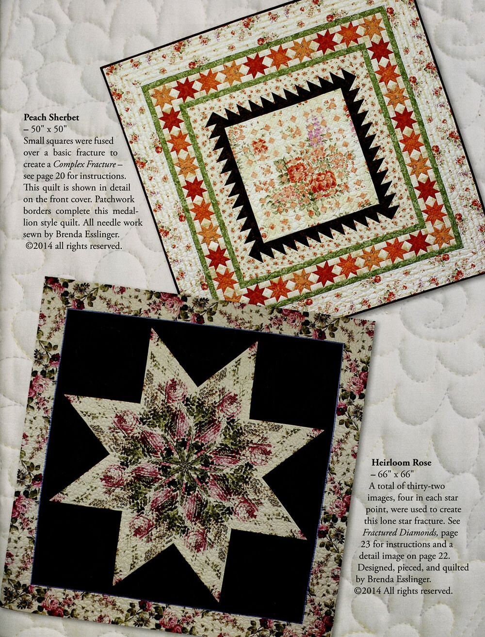 Fracture Frenzy Quilt Pattern Book by Brenda Esslinger of Ashton Publications