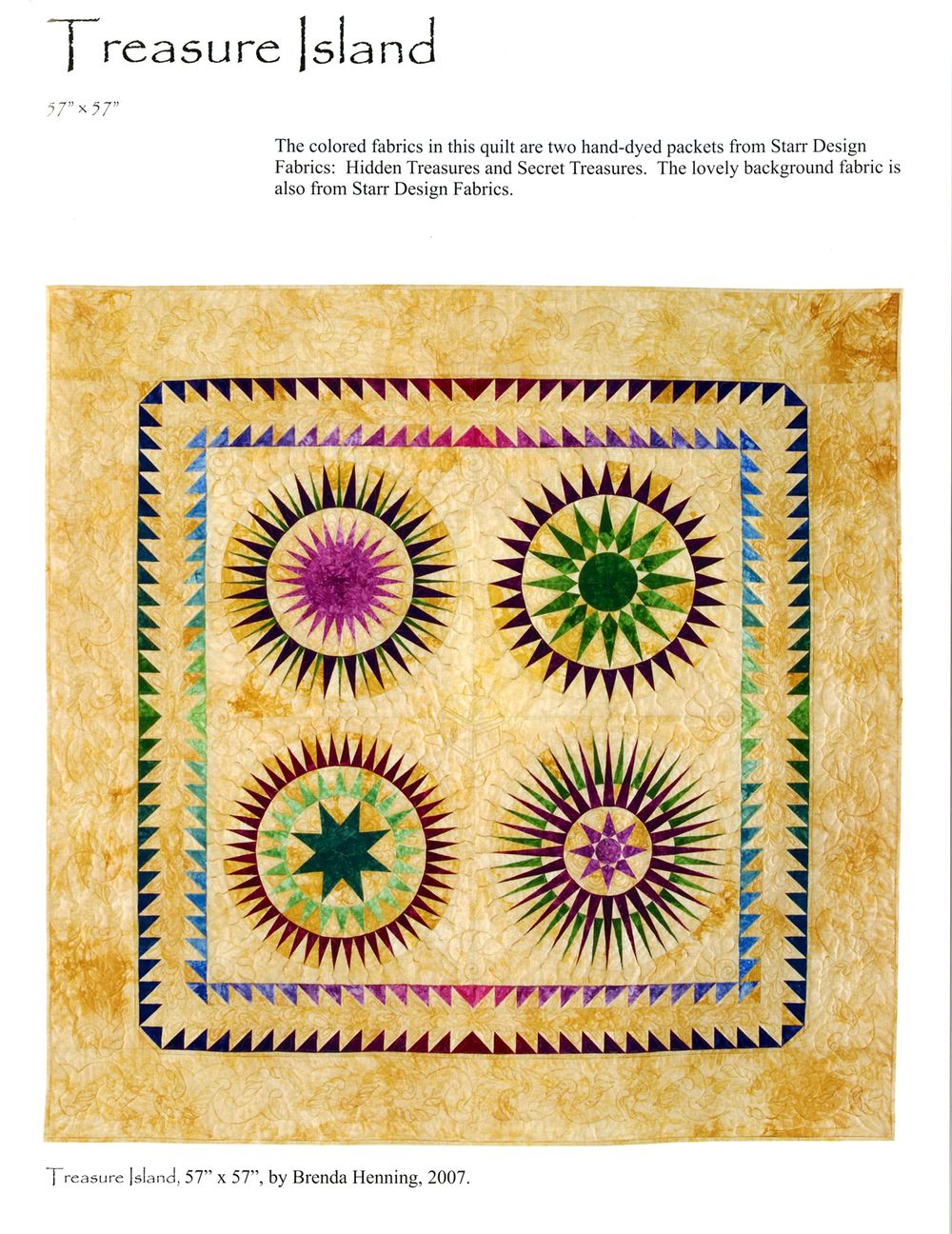 Mariners Compass Quilts 2nd edition by Brenda Henning of Bear Paw Productions