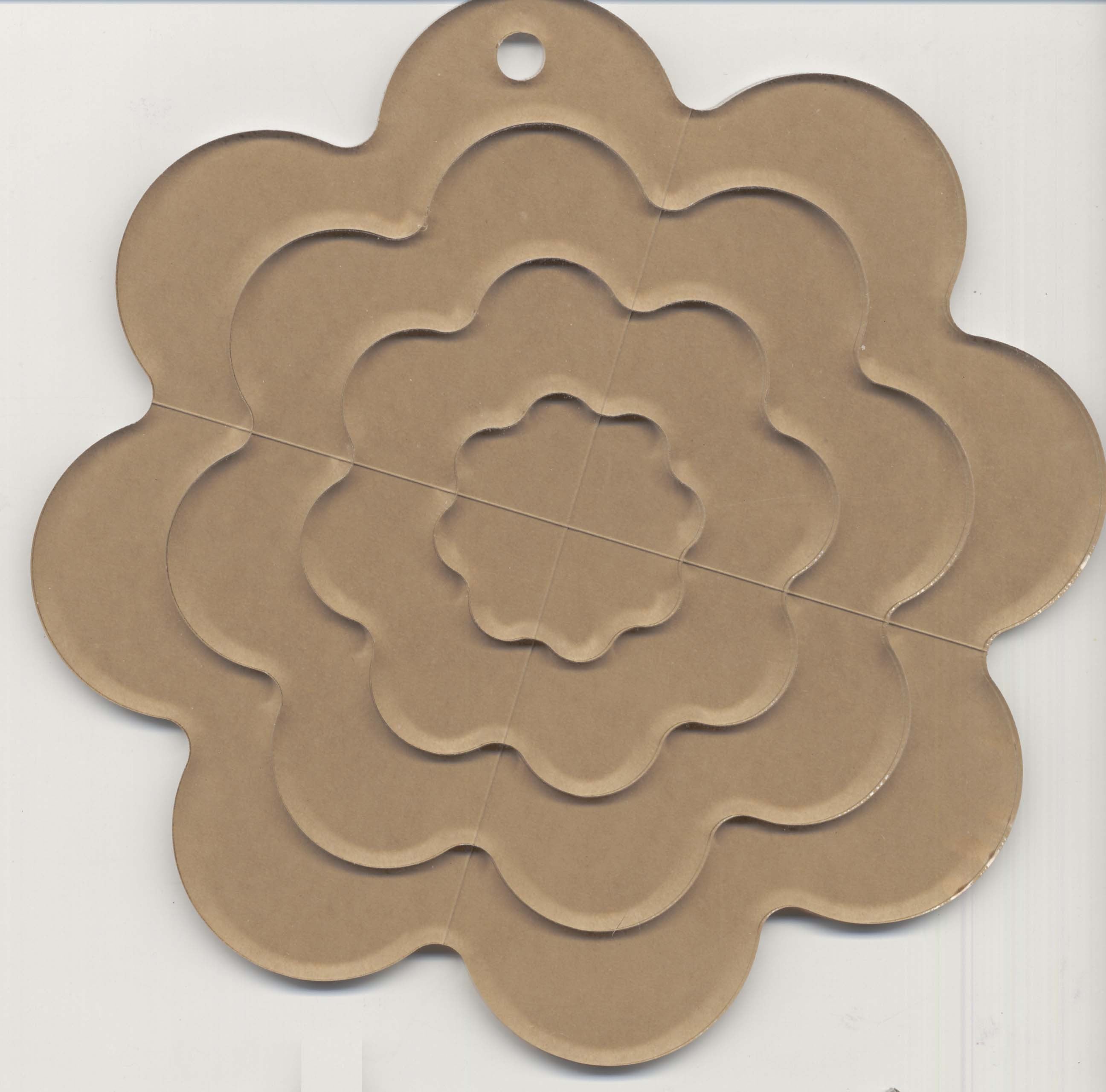 Daisy 2-Inch to 4-Inch Longarm Machine Quilting Templates by Quilter's Rule