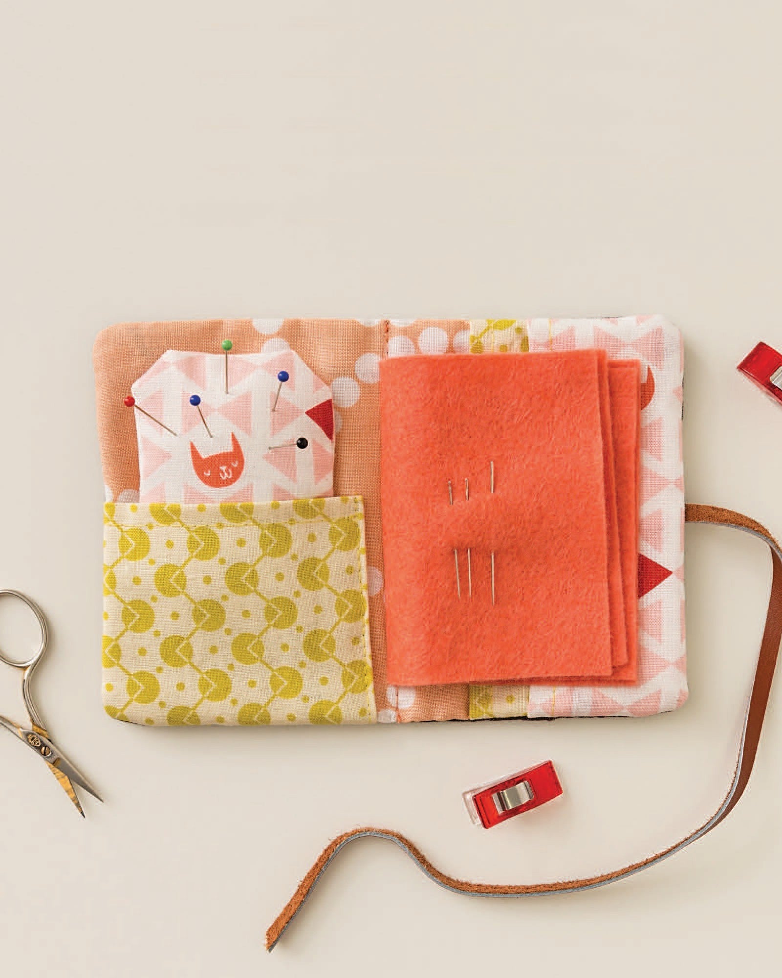 Stitched Sewing Organizers Sewing Pattern Book by Aneela Hoey for Stash Books