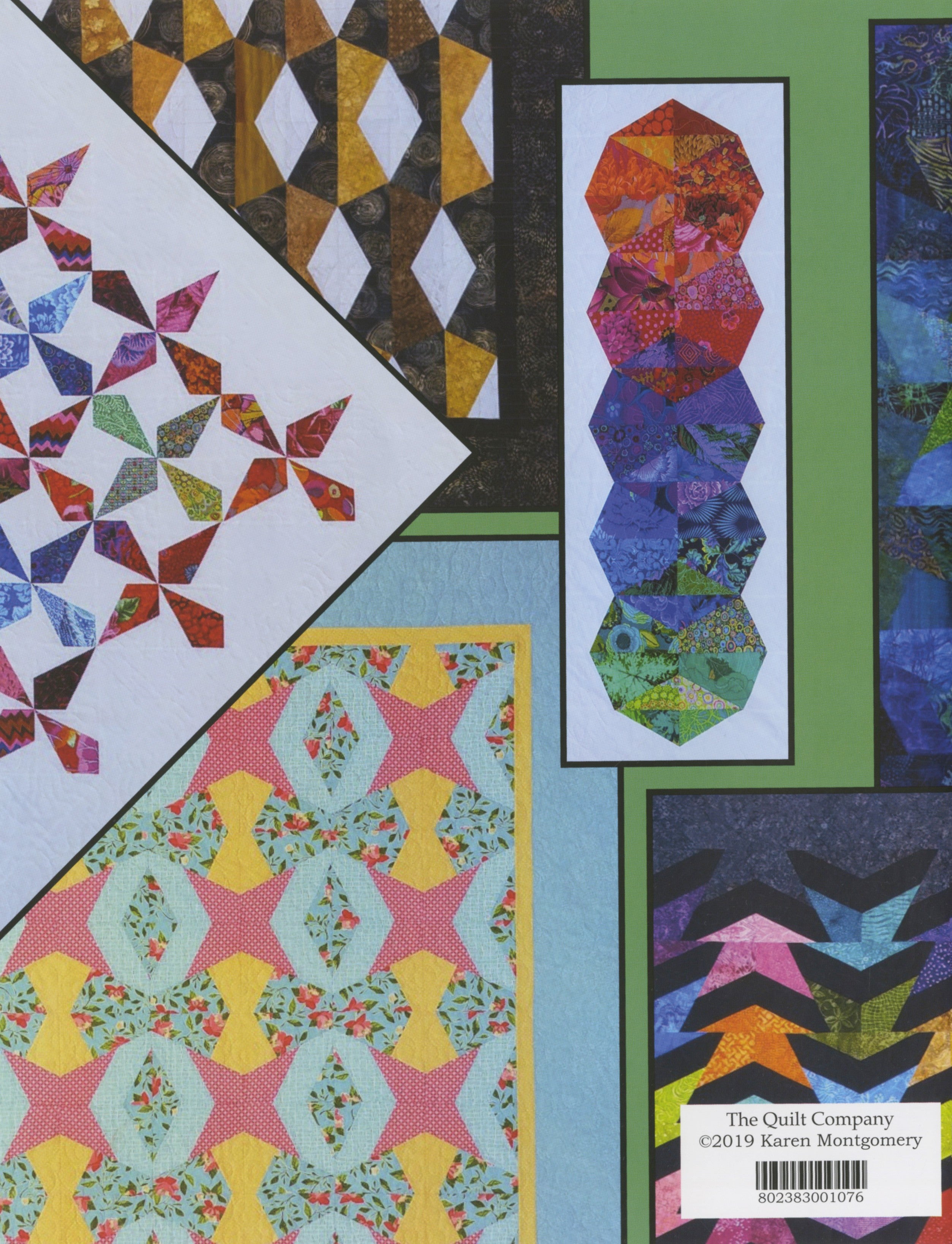 Crazier Eights Playbook Quilt Pattern Book by Karen Montgomery of The Quilt Company