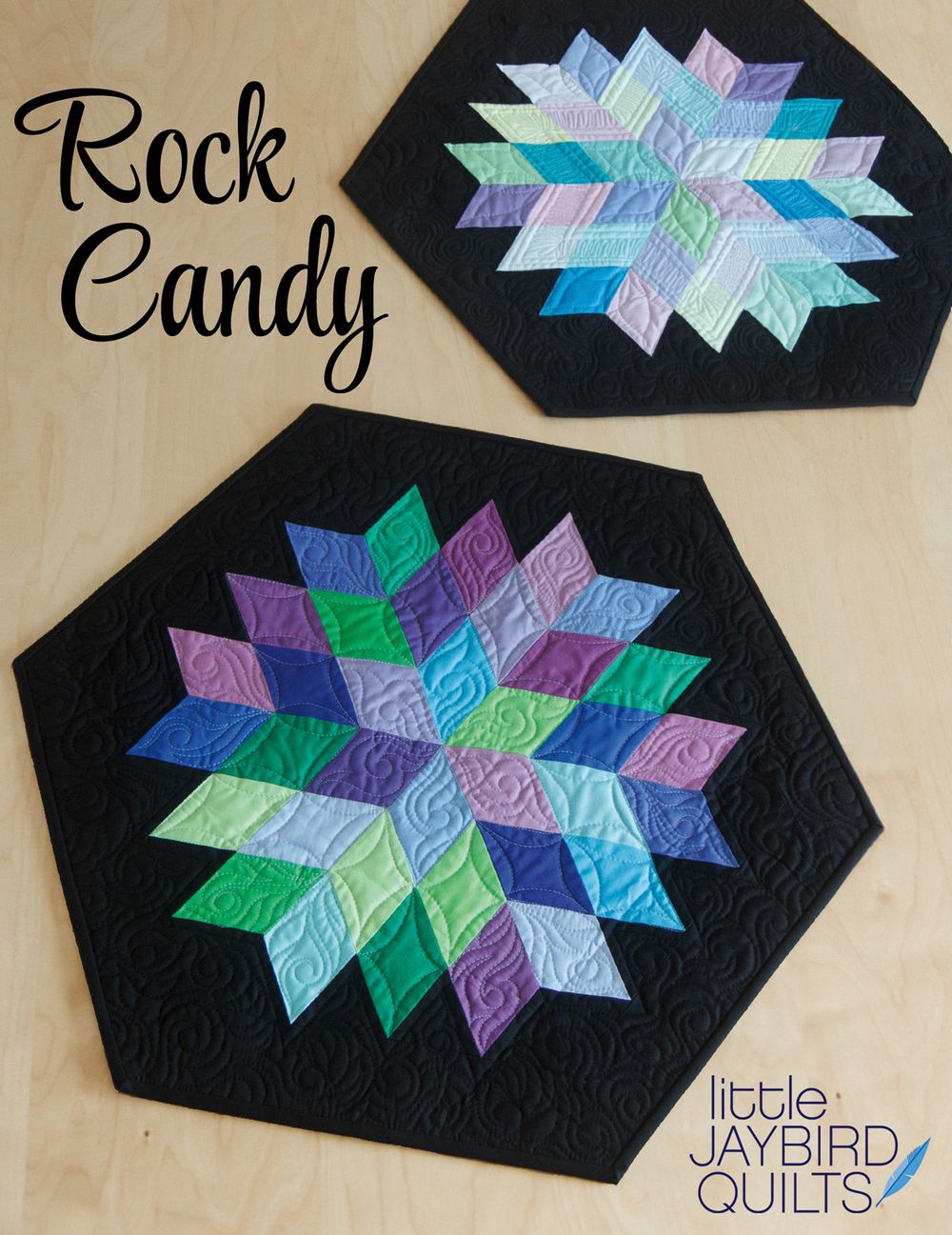 Rock Candy Table Topper Quilt Pattern by Julie Herman of Jaybird Quilts