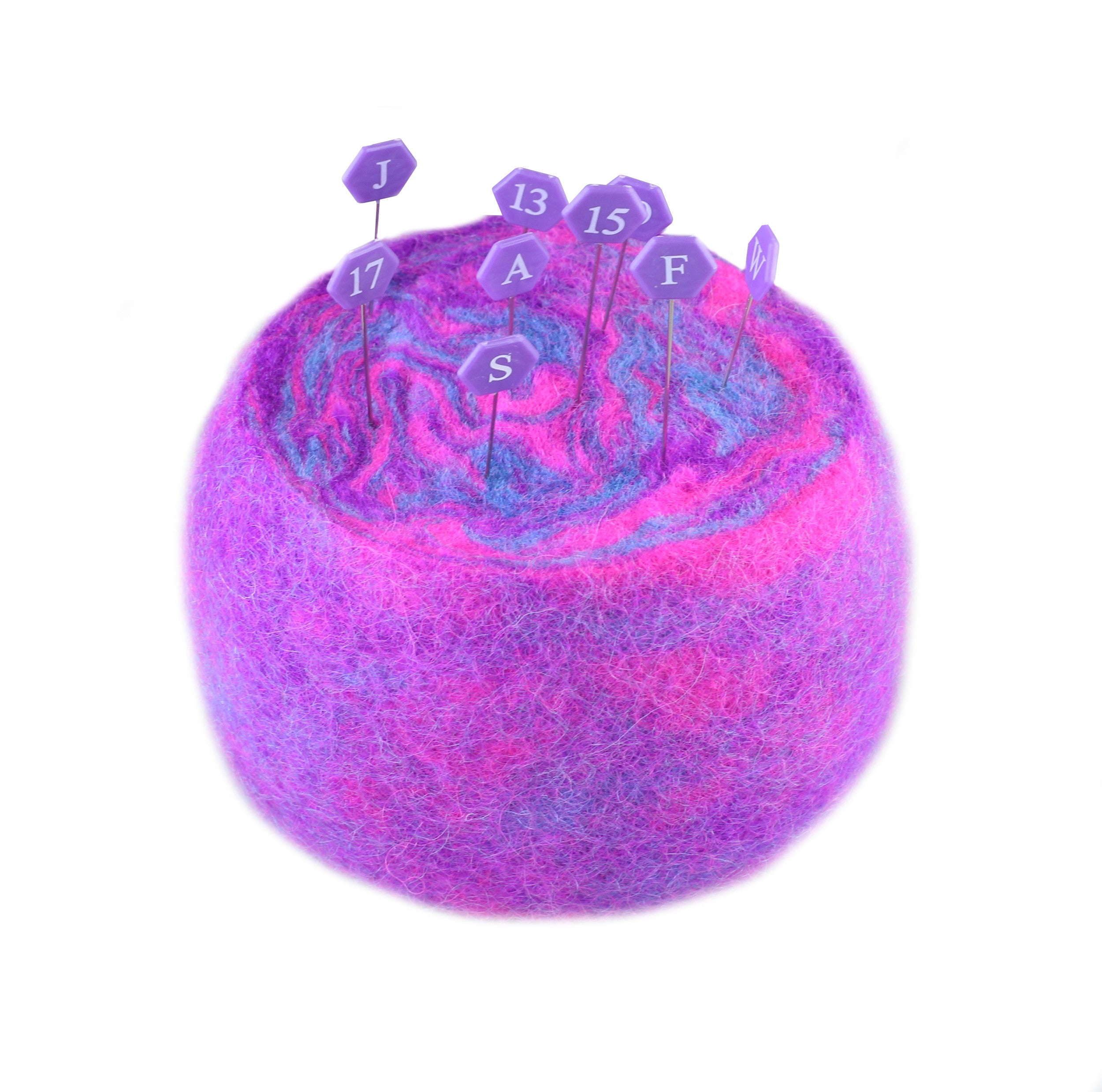 Wooly Bun Pincushion from The Gypsy Quilter