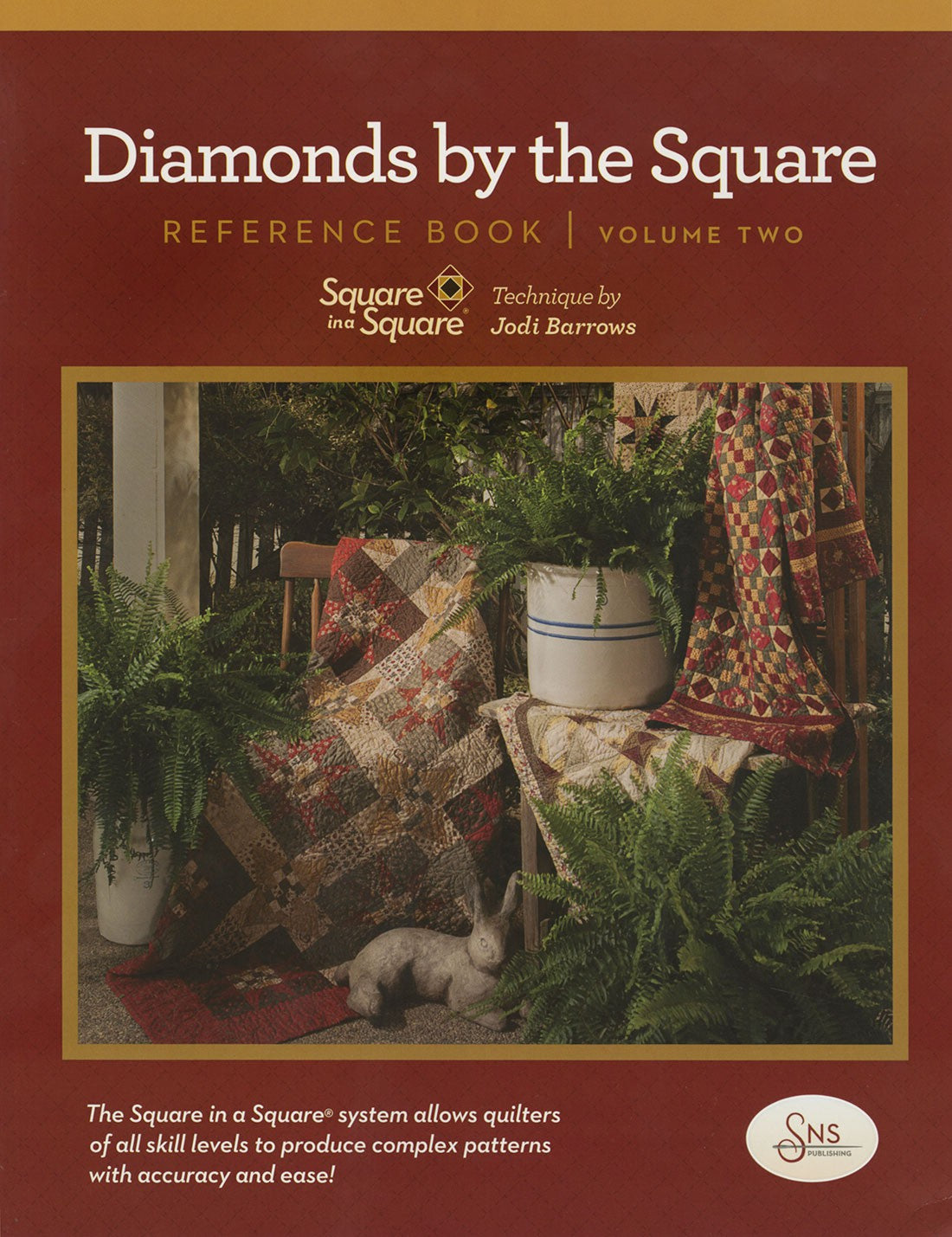 Diamonds By The Square Quilt Reference Book by Jodi Barrows for Square in a Square - Dings & Dents