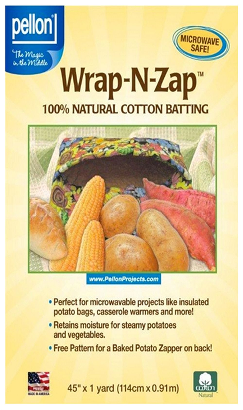 Single-Sided Light Fusible Batting 4.7 Ounce 45-Inches x 36-Inches by Bosal  Foam and Fiber