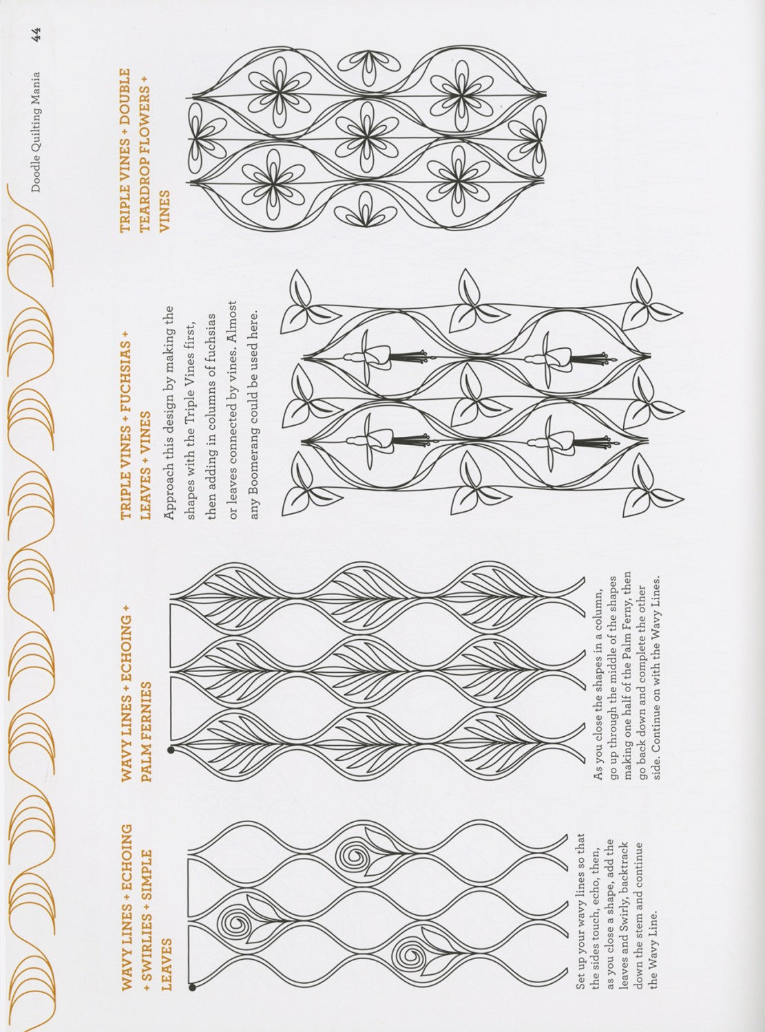 Doodle Quilting Mania Quilt Designs Book by Cheryl Malkowski for C&T Publishing