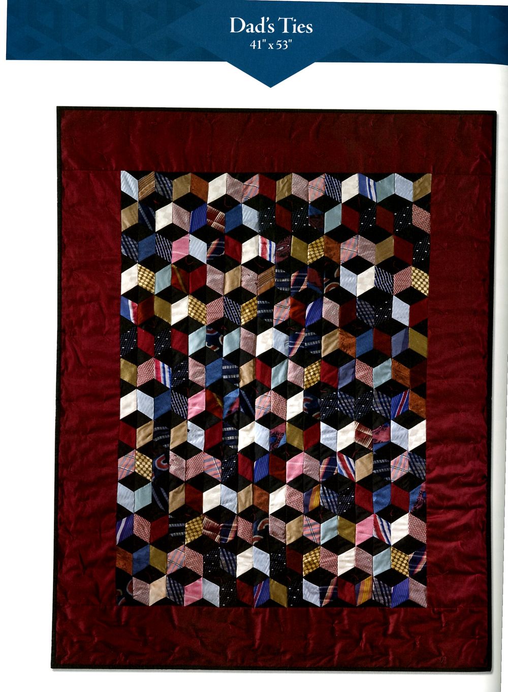 Abc 3-D Tumbling Blocks and More Quilt Pattern Book by Marci Baker for C&T Publishing