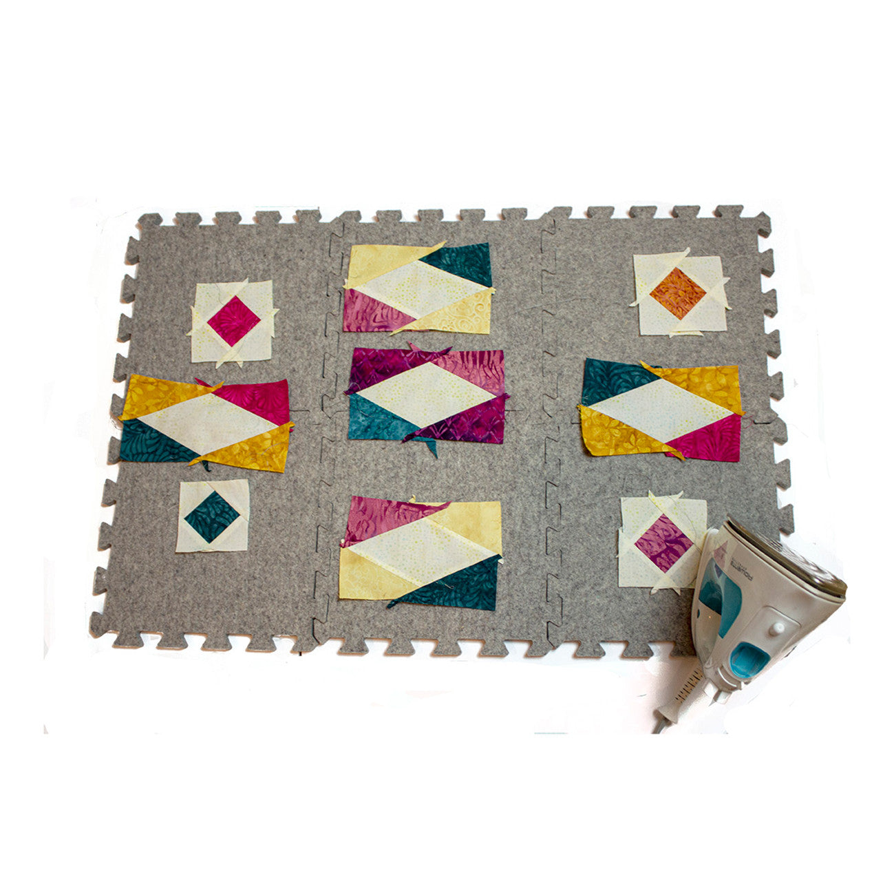 Wool Press 'n Lock Tiles Set of 4 Home Kit from Sewing By Sarah