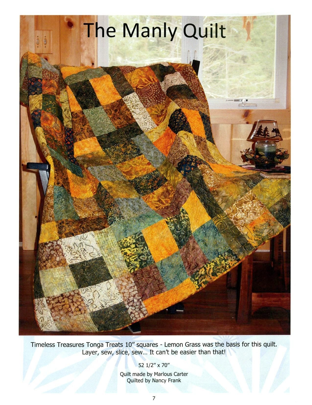 Director's Cut Quilt Pattern Book by Marlous Carter for Marlous Designs