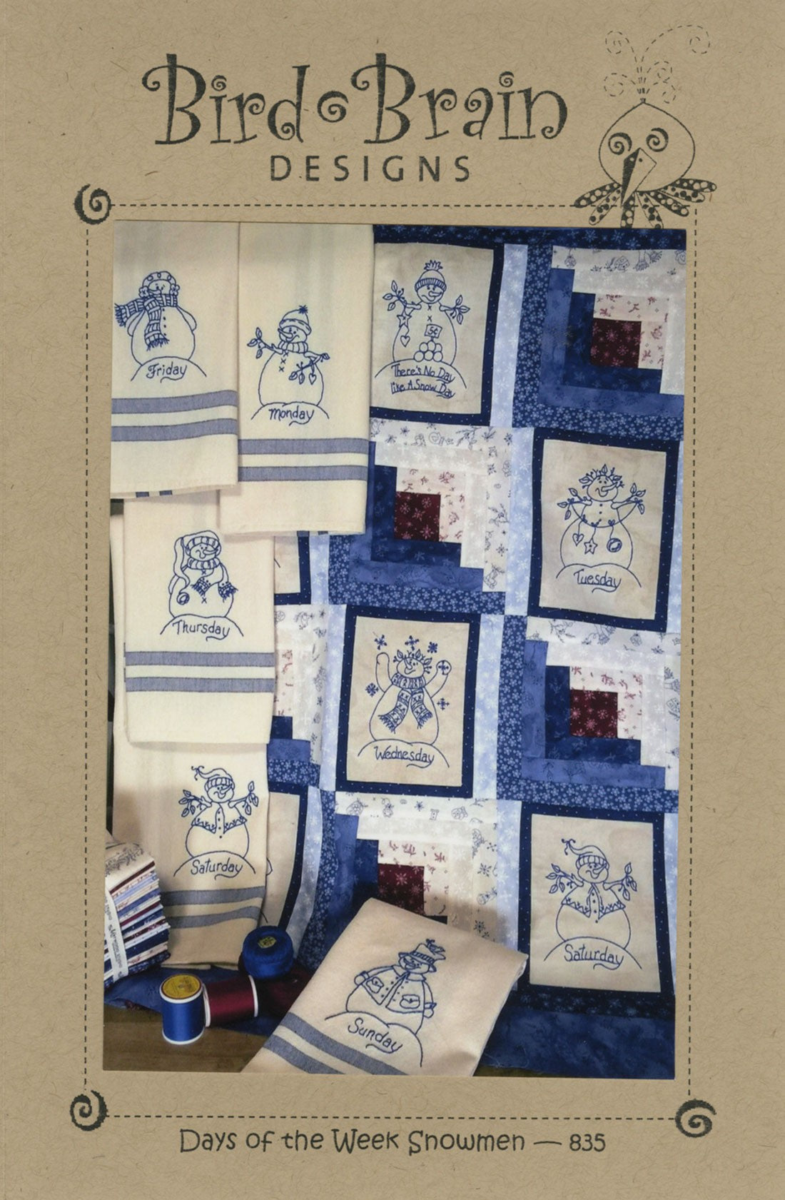 Days Of The Week Snowmen Pattern