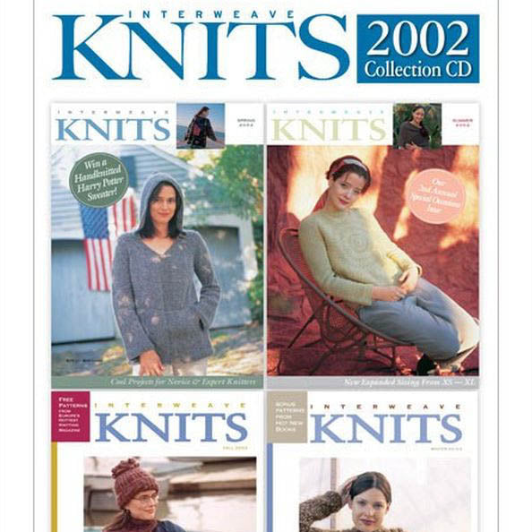 Interweave Knits Magazine 2002 Collection Issues on CD