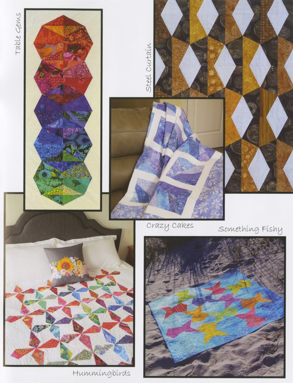 Crazier Eights Playbook Quilt Pattern Book by Karen Montgomery of The Quilt Company