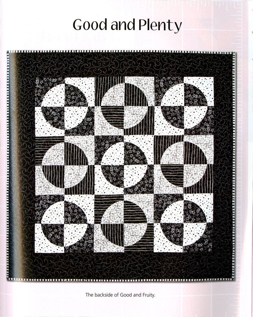 Crazy Curves Continues Quilt Pattern Book By Elisa Wilson of Backporch Design