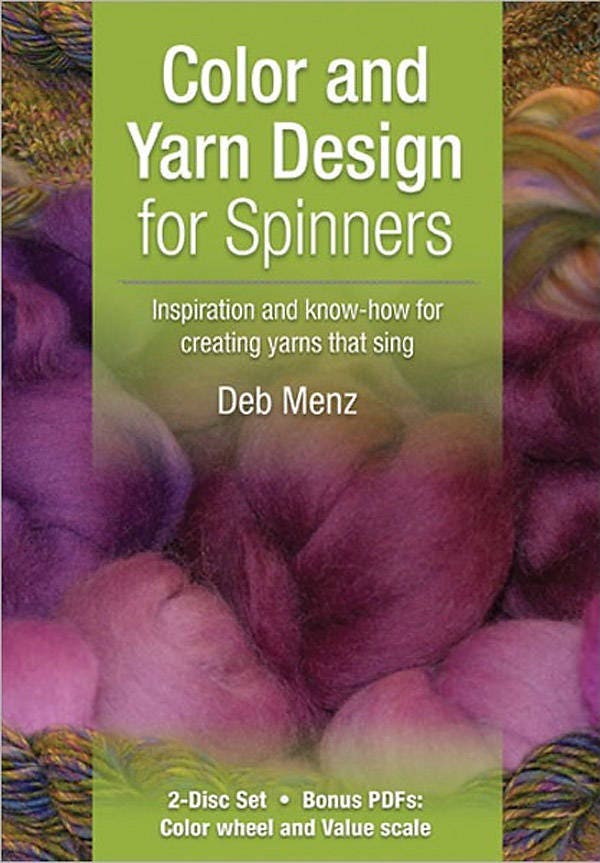 Color And Yarn Design For Spinners Video on DVD with Deb Menz for Interweave