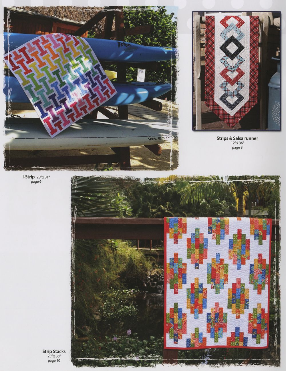 Stripology Quilt Pattern Book by Gudrun Erla of G.E. Designs