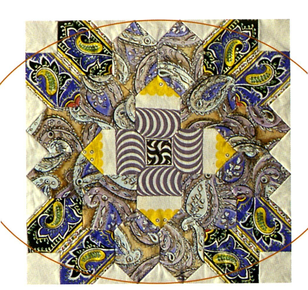 Lucy Boston Patchwork of the Crosses Quilt Book by Linda Franz of Inklingo - Dings & Dents