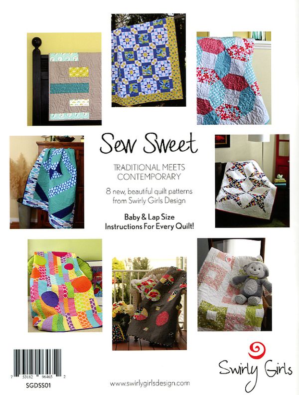 Sew Sweet Quilt Pattern Book by Susan Emory for Swirly Girls Design - Dings & Dents