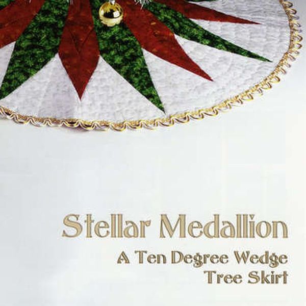 Stellar Medallion Tree Skirt Quilt Pattern by Cheryl Phillips of Phillips Fiber Art