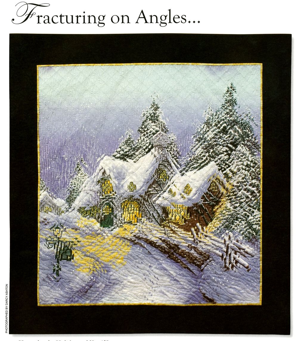 Fabulous Fractures Quilt Pattern Book by Brenda Esslinger of Ashton Publications